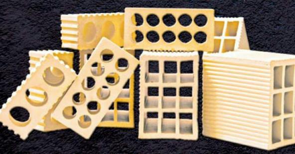 تقسیم بندی انواع آجر سفال