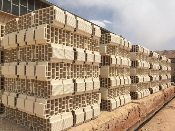 تولید آجر سفال دیواری در حجم بالا